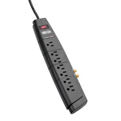HT706TV 7-Outlet Home/Business Theater Surge Protector, 6-ft. Cord, 1500  Joules, Coaxial Protection