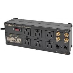 ISOBAR6DBS Isobar 6-Outlet Surge Protector, 6 ft. Cord with Right-Angle Plug, 3330 Joules, Diagnostic LEDs, Tel/Coa