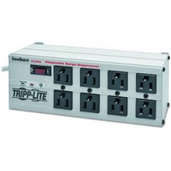 ISOBAR825ULTRA Isobar 8-Outlet Surge Protector, 25 ft. Cord with Right-Angle Plug, 3840 Joules, Diagnostic LEDs, Me