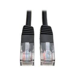 N022-01K-BK Cat5e 350 MHz Bulk Solid-Core PVC Cable, Black, 1000 ft., TAA