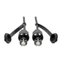 N206-PC10-IND Industrial Cat5e/Cat6 STP Patch Cable â€“ RJ45 M/M, CMX Outdoor, IP67, 26 AWG, TAA, 10 ft. (3 m)