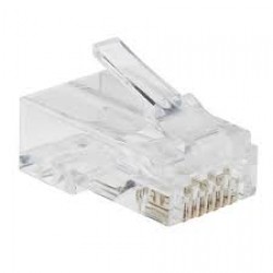 N232-050-UTP - Cat6 RJ45 Pass-Through UTP Modular Plug, 50 Pack