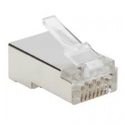 N232-100-FTP - Cat6 RJ45 Pass-Through FTP Modular Plug, 100 Pack