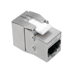 N238-001-SH-TF Keystone Jack Cat6a/Cat6/Cat5e, RJ45, Shielded, Dust Cap - Toolless, PoE/PoE+ Compliant, TAA