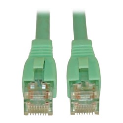 N261-003-AQ Augmented Cat6 (Cat6a) Snagless 10G Certified Patch Cable, (RJ45 M/M) - Aqua, 3-ft.