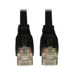N261-005-BK Augmented Cat6 (Cat6a) Snagless 10G Certified Patch Cable, (RJ45 M/M) - Black, 5-ft.
