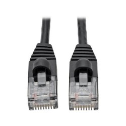 N261-S02-BK Cat6a Gigabit Snagless Molded Slim UTP Network Patch Cable (RJ45 M/M), Black, 2 ft.