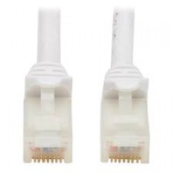 N261AB-007-WH - Cat6a 10G Certified Snagless Antibacterial UTP Ethernet Cable (RJ45 M/M), White, 7-ft. (2.13 m)