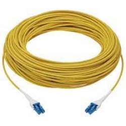 N370-100M-AR - 100G Duplex Singlemode 9/125 OS2 Armored Fiber Optic Cable (LC/LC Duplex M/M), LSZH, Yellow, 100 m (
