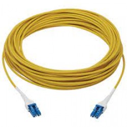 N370-75M-AR - 100G Duplex Singlemode 9/125 OS2 Armored Fiber Optic Cable (LC/LC Duplex M/M), LSZH, Yellow, 75 m (24