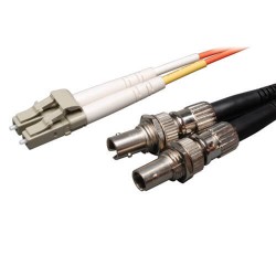 N457-001-50 Duplex Multimode 50/125 Fiber Adapter (LC-ST M/F) 0.3M (1-ft.)