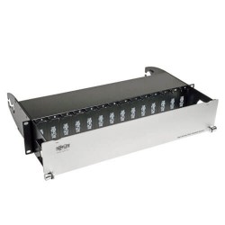N482-02U High Density Fiber Enclosure Panel, 2U, 14-Cassette Capacity