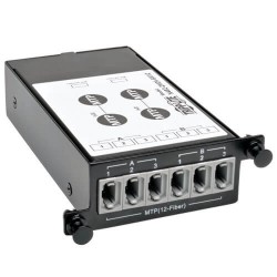 N482-2M24-6M12 100Gb/120Gb to 40Gb Breakout Cassette - (x2) 24-Fiber MTP/MPO ( Male with Pins ) to (x6) 12-Fiber OM