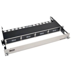 N484-01U High Density Copper / Fiber Enclosure Panel, 1U, 4-Cassette Capacity