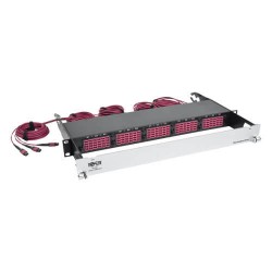 N48K-15M8L60-B 40/100Gb Fiber Breakout Patch Panel, 40Gb to 4 x 10Gb, 100Gb to 4 x 25Gb, 15 MTP QSFP to 60 LC Duple