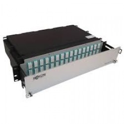 N48M-32M8L4-03 - Preloaded Fiber Patch Panel, 2U - 32x (12F MTP/MPO-PC to 4x LC Duplex F/F) 8F Trunk Cables, OM4 Mu