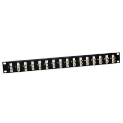 N490-016-STST 16-Port Fiber Patch Panel, 1U (ST/ST), Multimode or Singlemode