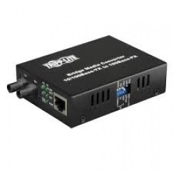 N784-001-ST Fiber Optic - 10/100BaseT to 100BaseFX-ST Multimode Media Converter, 2km, 1310nm