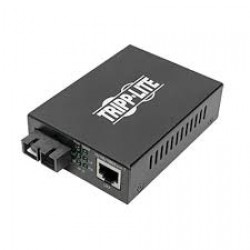 N785-P01-SC-MM1 Gigabit Multimode Fiber to Ethernet Media Converter, POE+ - 10/100/1000 SC, 850 nm, 550 m (1804 ft.