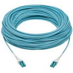 N821-100M-AQ-AR - 100G Duplex Multimode 50/125 OM4 Armored Fiber Optic Cable (LC/LC Duplex M/M), LSZH, Aqua, 100 m 
