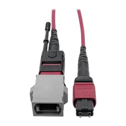 N846-08N-A2B MTP/MPO Parallel Optics Base-8 Migration Fiber Adapter, Polarity A to B, 12 Fiber, 40 / 100 GbE, OM4 M