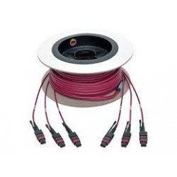 N858-11M-3X8-MG MTP/MPO Multimode Base-8 Trunk Cable, 24-Strand, 40GB/100GB, 40/100GBASE-SR4, OM4 Plenum-Rated (3xF