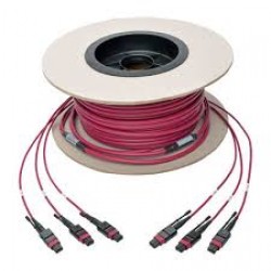 N858-45M-3X8-MG MTP/MPO Multimode Base-8 Trunk Cable, 24-Strand, 40GB/100GB, 40/100GBASE-SR4, OM4 Plenum-Rated (3xF