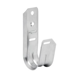NCM-JHW13-25 J-Hook Cable Support - 1-5/16", Wall Mount, Galvanized Steel, 25 Pack