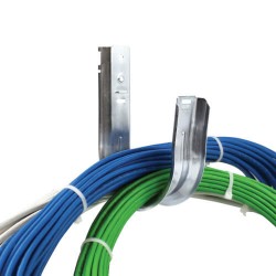 NCM-JHW40-25 J-Hook Cable Support - 4", Wall Mount, Galvanized Steel, 25 Pack
