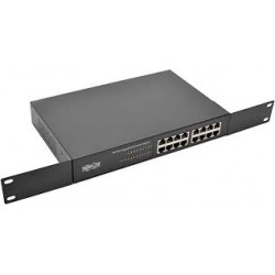 NG16 16-Port 10/100/1000 Mbps 1U Rack-Mount/Desktop Gigabit Ethernet Unmanaged Switch, Metal Housing