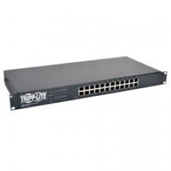 NSU-G24 24-Port Gigabit Ethernet Switch with 12 Outlet PDU