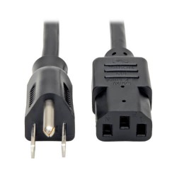P030-002-5 Desktop Computer Power Cord, NEMA 5-15P to C13, 5-Pack - 10A, 125V, 18 AWG, 2 ft., Black