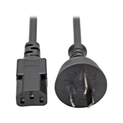 P055-010-CHN1 GB 15934-2008 to C13, China Computer Power Cord - 10A, 250V, 17 AWG, 10 ft. (3 m), Black