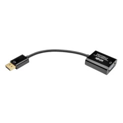 P134-06NVGAV2BP DisplayPort 1.2 to VGA Active Converter, DisplayPort to HD15 (M/F), 1920 x 1200/1080p, 6 in., 50 Pa