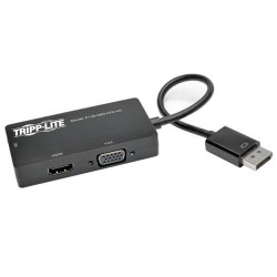 P136-06N-HDV-4K DisplayPort 1.2 to VGA/DVI/HDMI All-in-One Converter Adapter, 4K x 2K HDMI @ 24/30 Hz