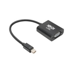 P137-06N-VGAV2B Keyspan Mini DisplayPort 1.2 to VGA Active Adapter, 1920 x 1200 (1080p), Thunderbolt 1 or 2, Black