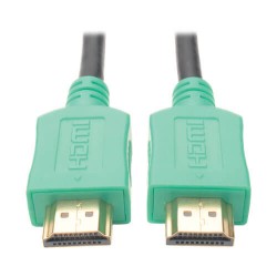 P568-006-GN High-Speed HDMI Cable with Digital Video and Audio, Ultra HD 4K x 2K (M/M), Green, 6 ft.