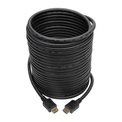 P568-030-BK-GRP High-Speed HDMI Cable, 30 ft., with Gripping Connectors - 1080p, M/M, Black