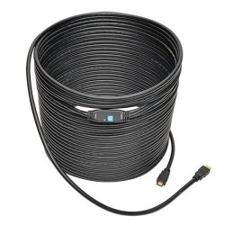 P568-080-ACT Active High-Speed HDMI Cable with Built-In Signal Booster, 1920 x 1080 (1080p) @ 60 Hz (M/M), Black, 8
