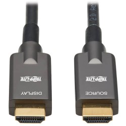 P568FA-10M - High-Speed Armored HDMI Fiber Active Optical Cable (AOC) - 4K @ 60 Hz, HDR, 4:4:4, M/M, Black, 10 m