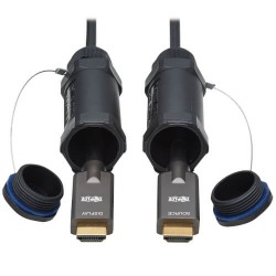 P568FA-70M-WR - High-Speed Armored HDMI Fiber Active Optical Cable (AOC) with Hooded Connectors - 4K @ 60 Hz, HDR, 