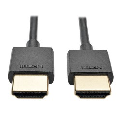 P569-003-SLIM Slim High-Speed HDMI Cable with Ethernet and Digital Video with Audio, UHD 4K x 2K (M/M), 3 ft.