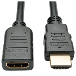 P569-006-MF High-Speed HDMI Extension Cable with Ethernet and Digital Video with Audio, Ultra HD 4K x 2K (M/F), 6 f
