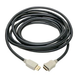 P569-015-2B-MF High-Speed HDMI 2.0b Extension Cable, Gripping Connector - 4K Ethernet, 60 Hz, 4:4:4, M/F, 15 ft. (4