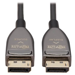 P580F3-25M-8K6 - DisplayPort Active Optical Cable (AOC) - UHD 8K 60 Hz, HDR, CL3 Rated, Black, 25 m (82 ft.)