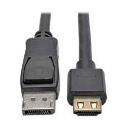 P582-010-HD-V2A DisplayPort 1.2a to HDMI Active Adapter Cable with Gripping HDMI Plug, HDMI 2.0, HDCP 2.2, 4K x 2K 