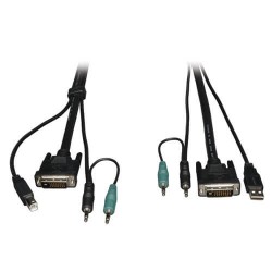 P759-006 DVI / USB / Audio KVM Cable Kit, 6-ft.