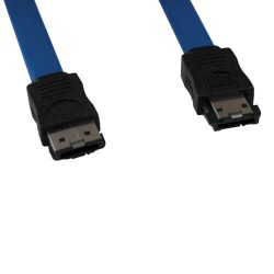 P950-18I eSATA, SATA-II External Signal Shielded Cable (7Pin/7Pin), 18-in.