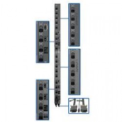 PDU3V602D354 17.3kW 3-Phase Vertical PDU Strip, 208V Outlets (54 C13), 0U Rack-Mount, Accessory for Select ATS PDUs