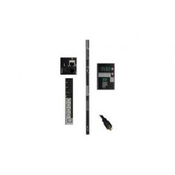 PDU3VSR6L2120 6.7kW 3-Phase Switched PDU, 200/208/240V Outlets (24 C13, 6 C19), L21-20P, 6ft Cord, 0U Vertical, TAA